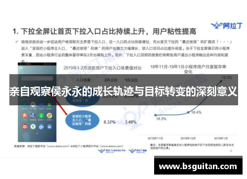 亲自观察侯永永的成长轨迹与目标转变的深刻意义
